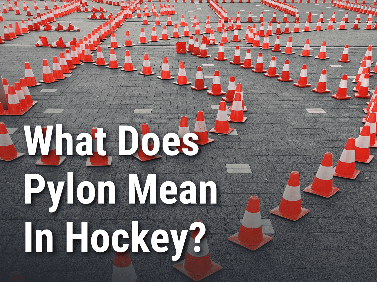 Pylon – Hockey Slang