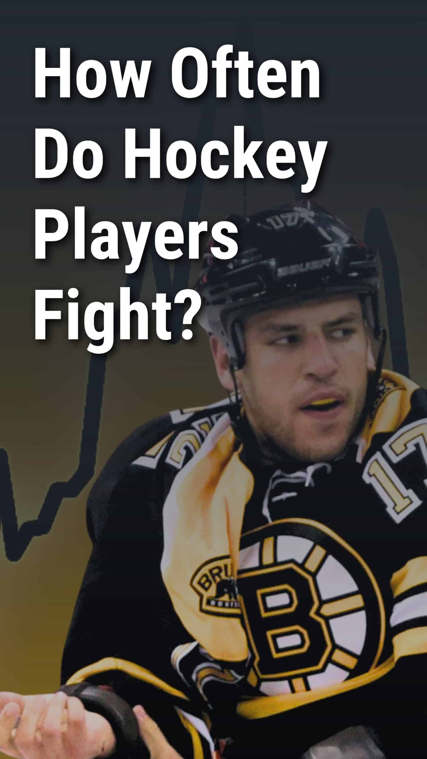 How often do hockey players fight?