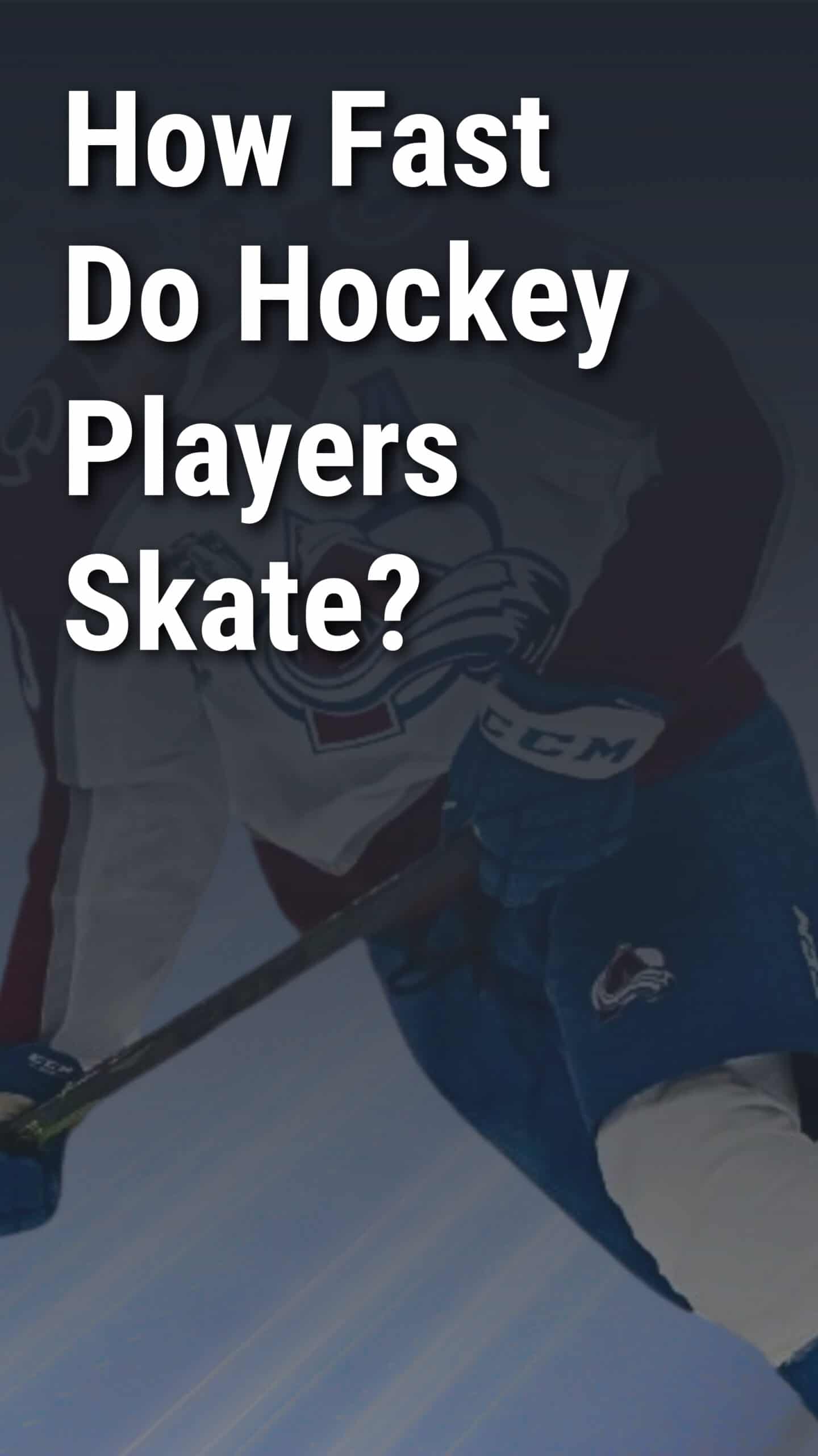 How Fast Do Hockey Players Skate?